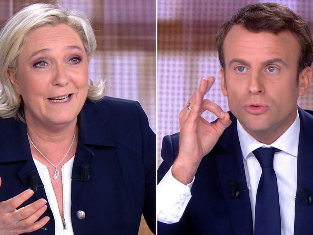 Le Pen și Macron