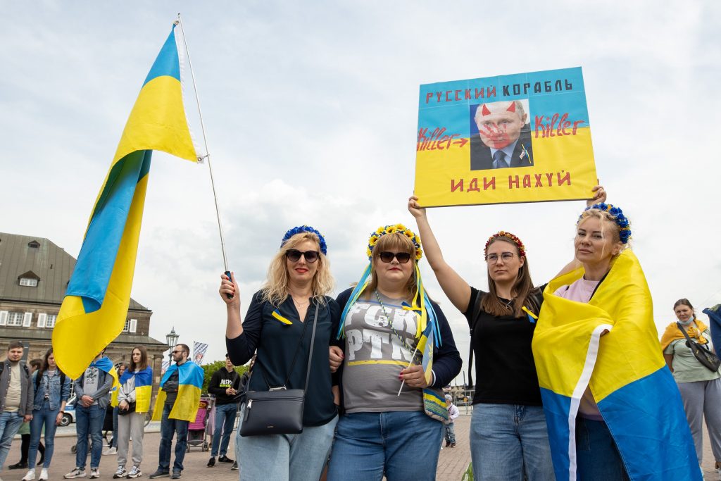 Autoritățile de la Berlin au interzis steagul Ucrainei, precum și alte simboluri ucrainene la mitingurile din cadrul evenimentelor comemorative din 8 și 9 mai